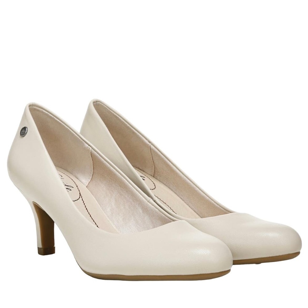 Life Stride Women's Heel Pumps Shoe Nude Size 9 Soft System 3"
